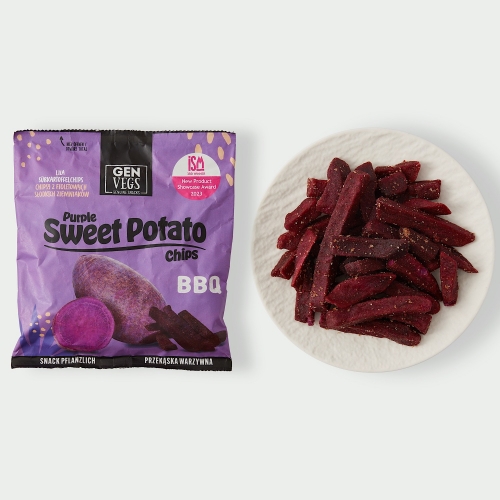 Chipsy z fioletowych batatów