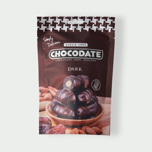 Daktyle z migdałami w ciemnej czekoladzie 