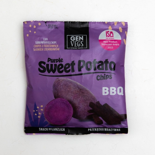 Chipsy z fioletowych batatów