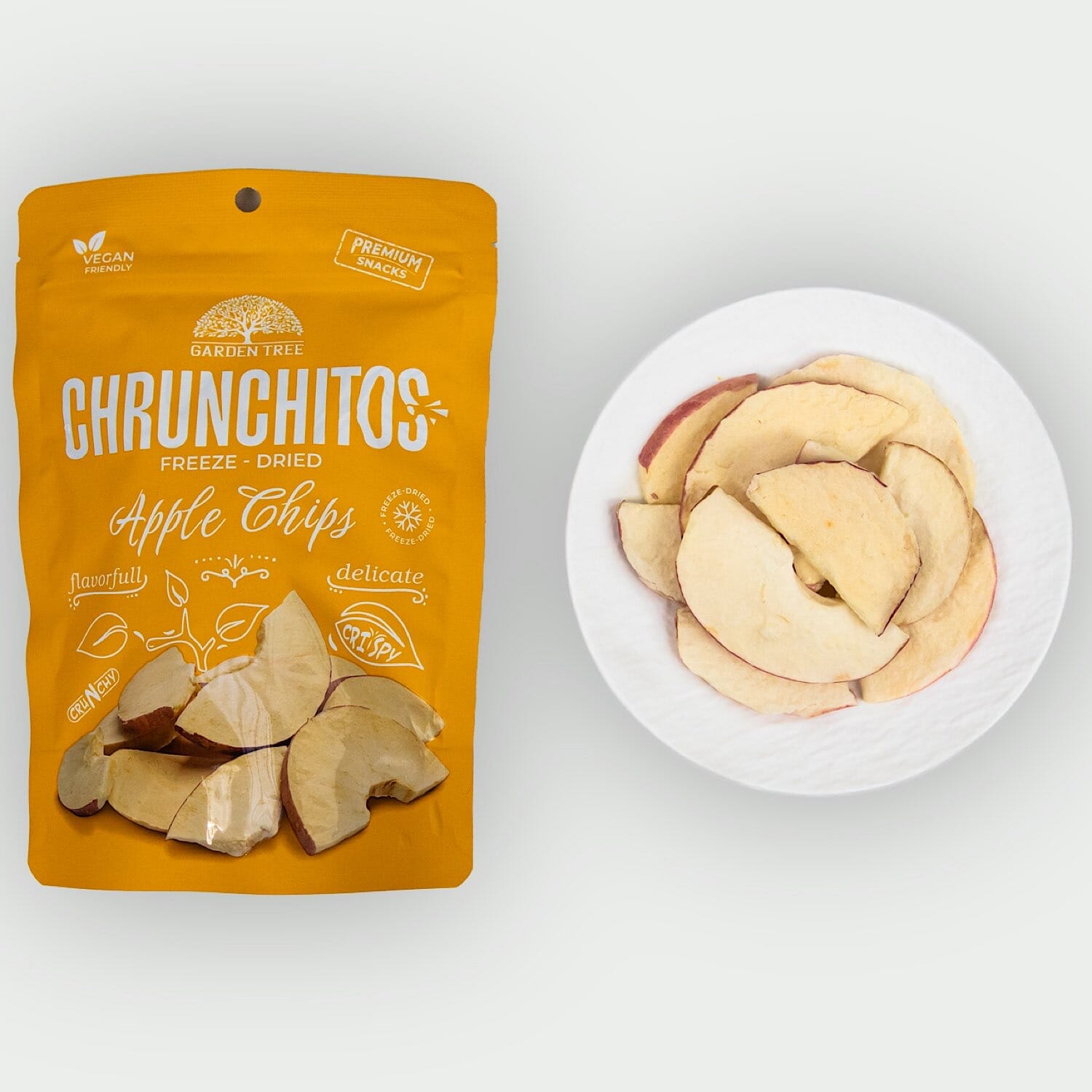 Chrunchitos,  jabłka liofilizowane