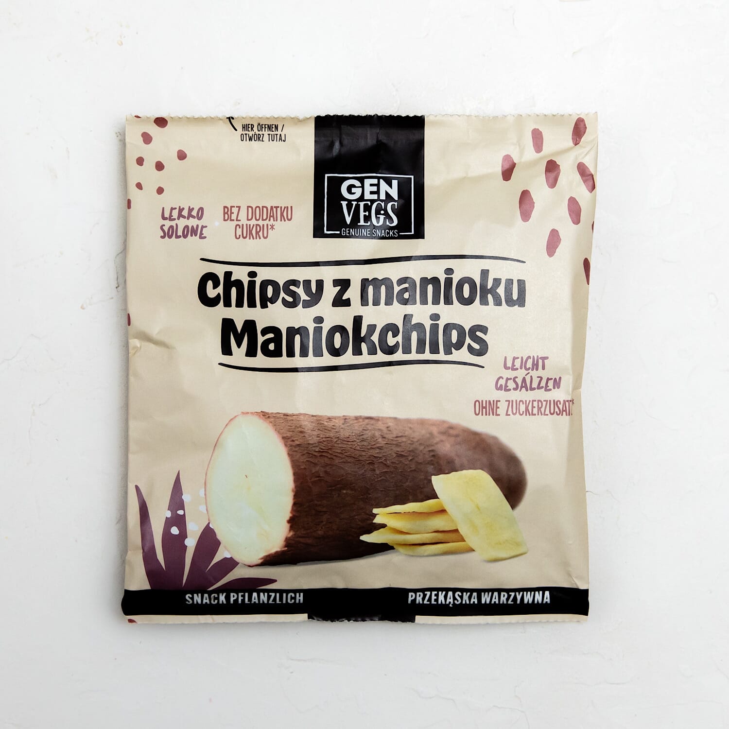 Chipsy z manioku